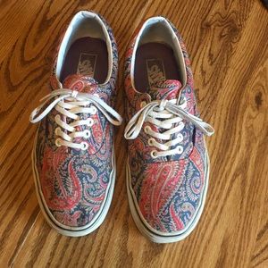 Paisley Print Vans